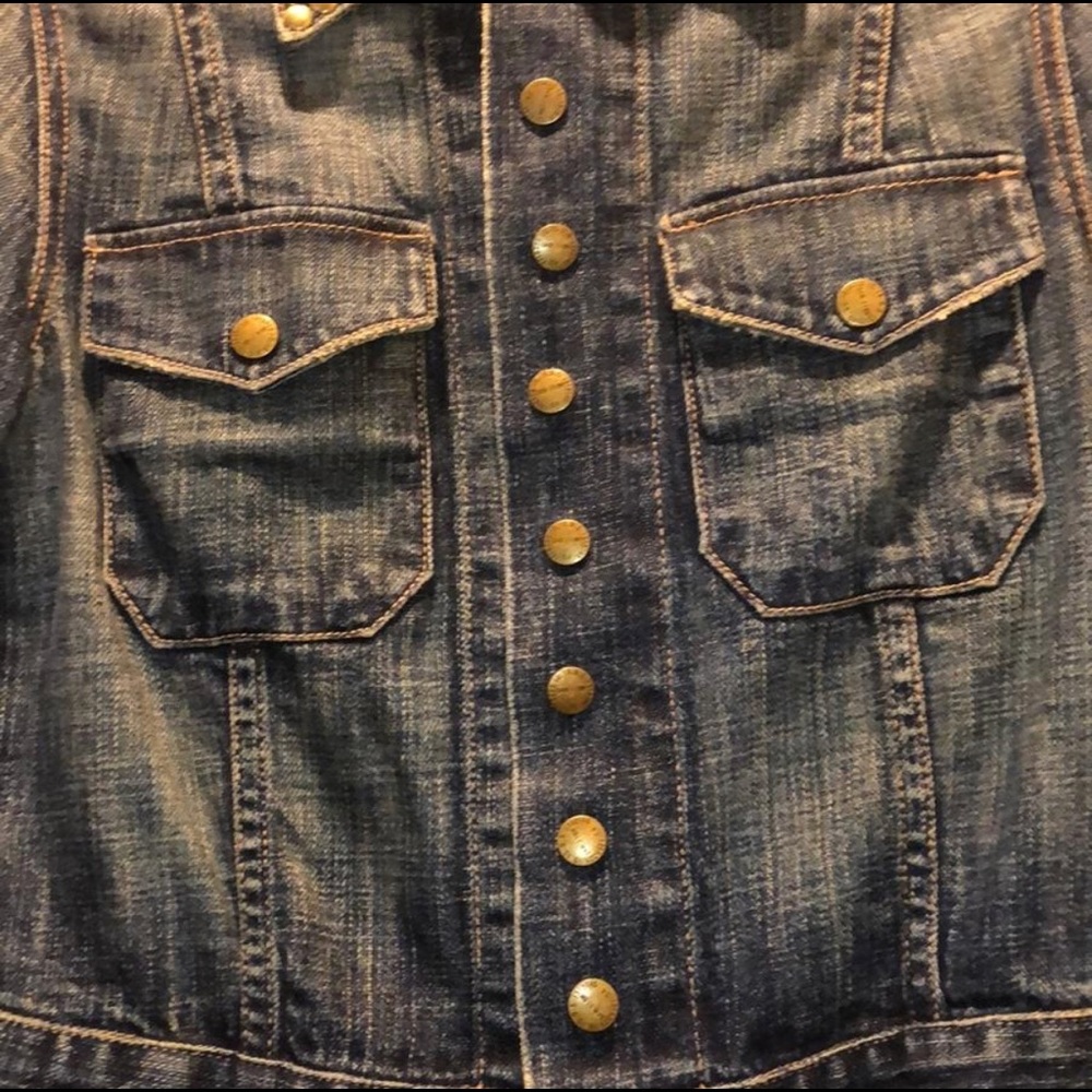 Current/Elliott Mint Condition Stud Denim Jacket - image 7